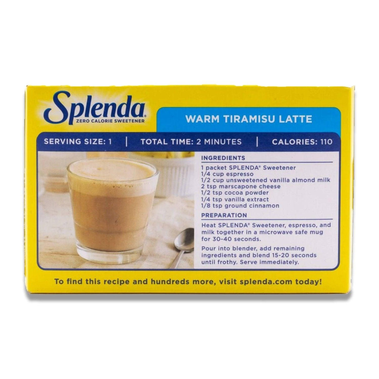 Splenda - Zero Calorie Sweetener, Single-Serve Packets - 200 Ct - 360 Pack