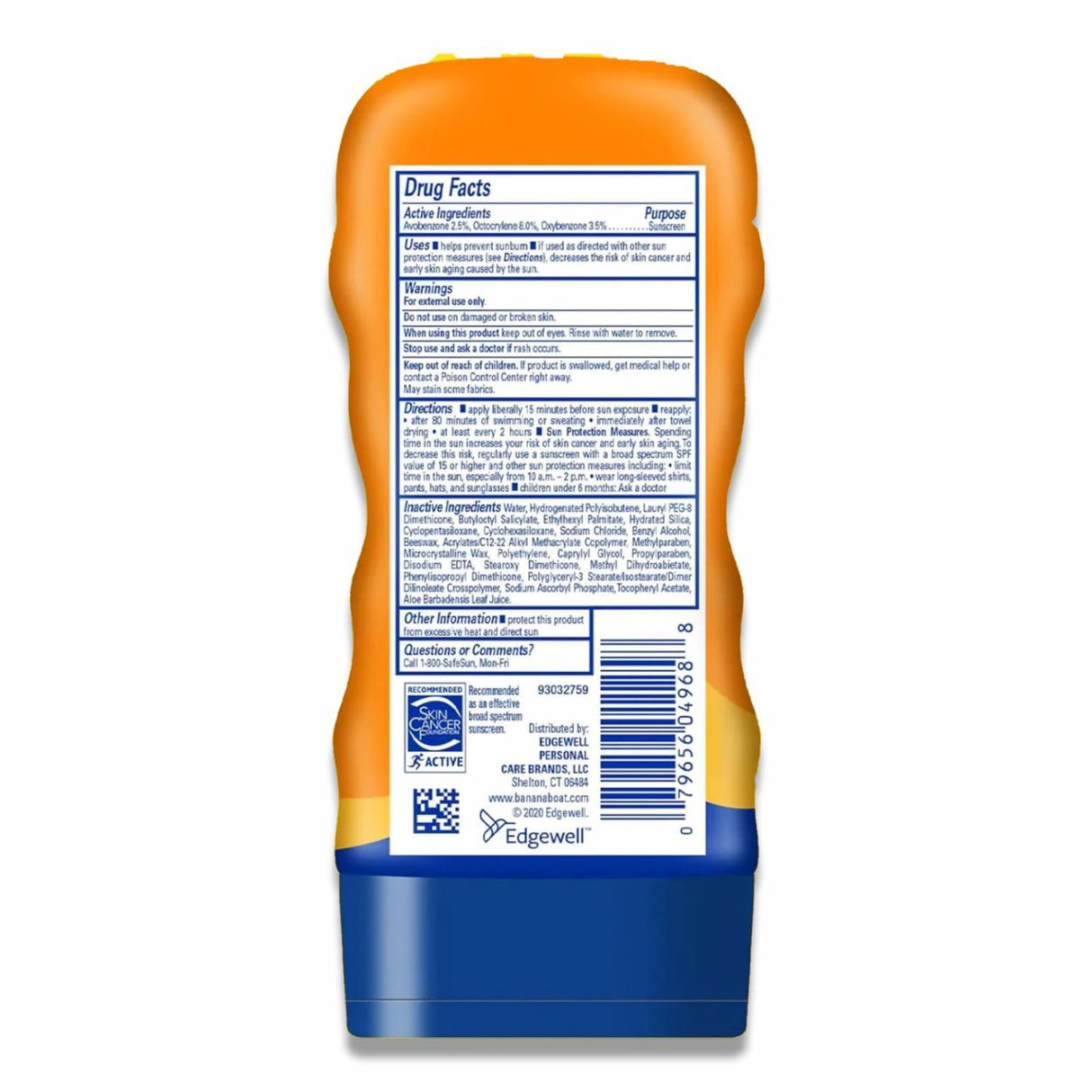 Banana Boat - Sport Performance Sunscreen Lotion SPF 100  4 oz - 240 Pack