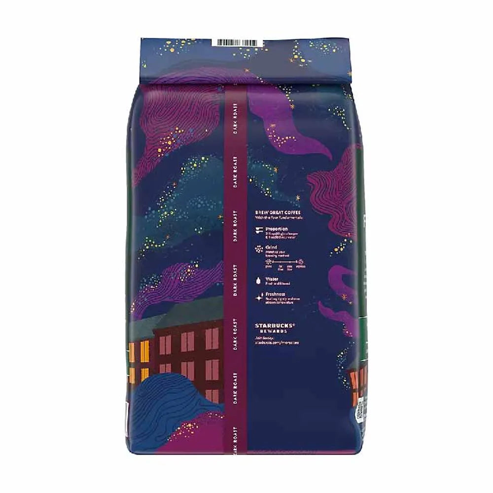 Starbucks - Dark French Roast Ground Coffee - 40 Oz - 6 Pack