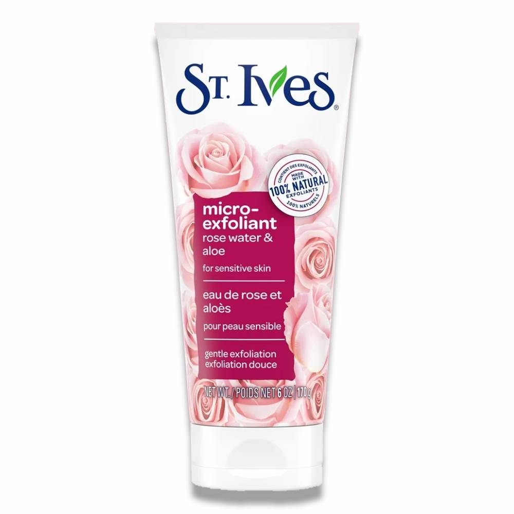 St. Ives Gentle Smoothing Rosewater and Aloe Vera Facial Scrub - 6 Oz - 6 Pack