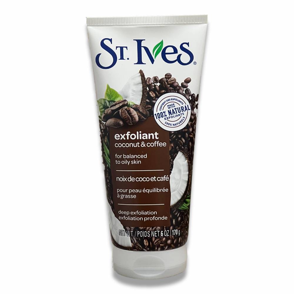 St. Ives Energizing Coconut & Coffee Face Scrub - 6 Oz - 6 Pack