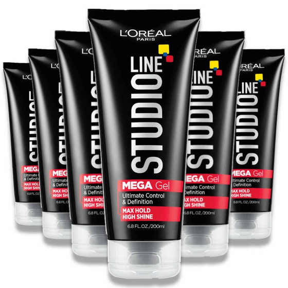 L'Oreal - Studio Line Head Lock Mega Gel - Extreme Hold - 6.8 Oz - 6 Pack | L'oreal - Hair Care