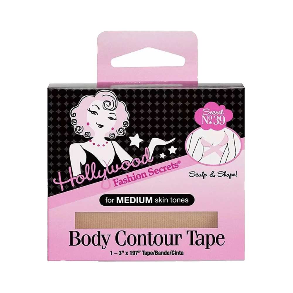 Hollywood Fashion Secrets - Body Contour Tape Light - 1 Ct Each - 12 Pack