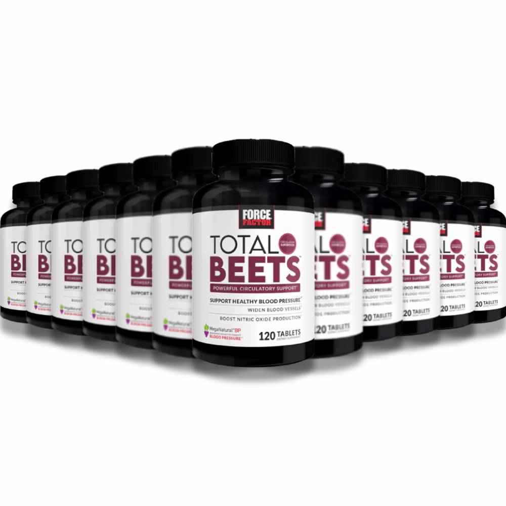 Force Factor -Total Beets Tablets - 120 Tablets - 24 Pack