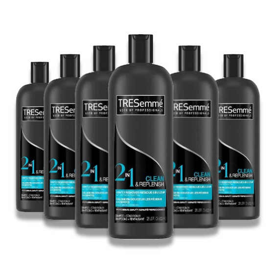 Tresemme - Shampoo 2 in 1 Clean & Replenish - 28 Oz - 6 Pack | Tresemme - Beauty Salons