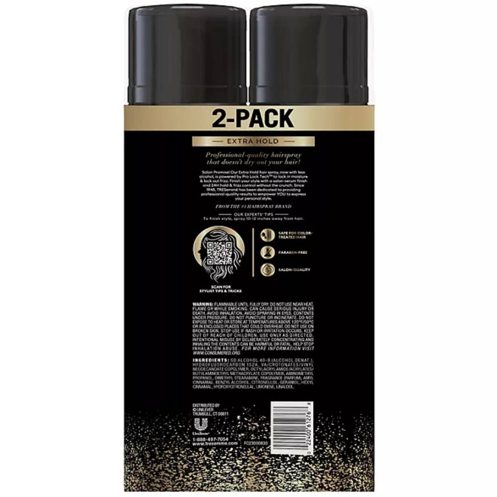 Tresemme - Hair Spray, Extra Firm Control - 14.6 Oz - 2 Pack