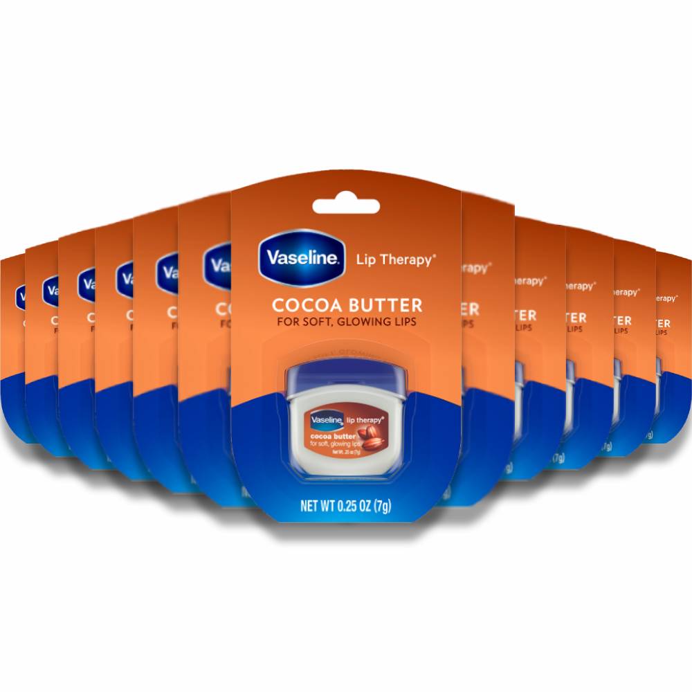 Vaseline -  Lip Therapy, Lip Balm, Cocoa Butter - 0.25 Oz - 32 Pack