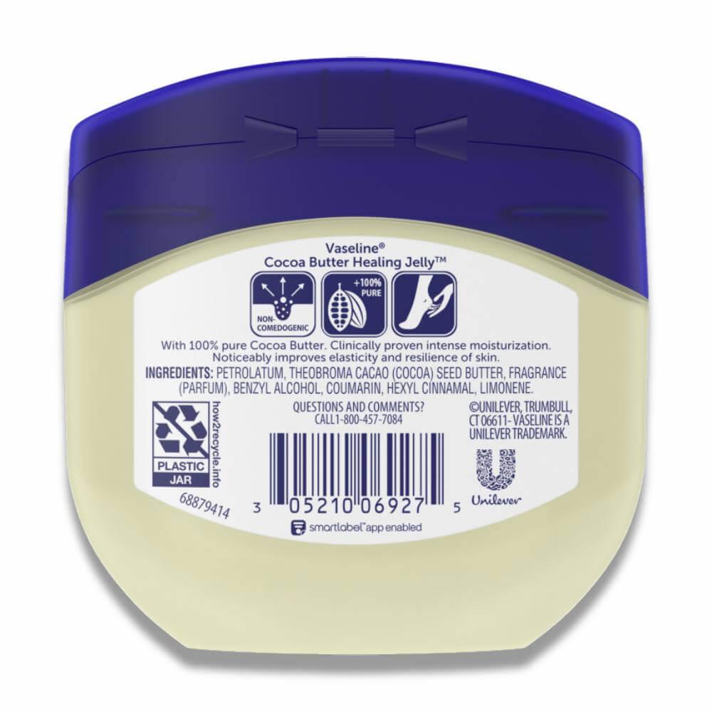 Vaseline Rich Conditioning Petroleum Jelly, Cocoa Butter - 1.75 Oz - 24 Pack Contarmarket