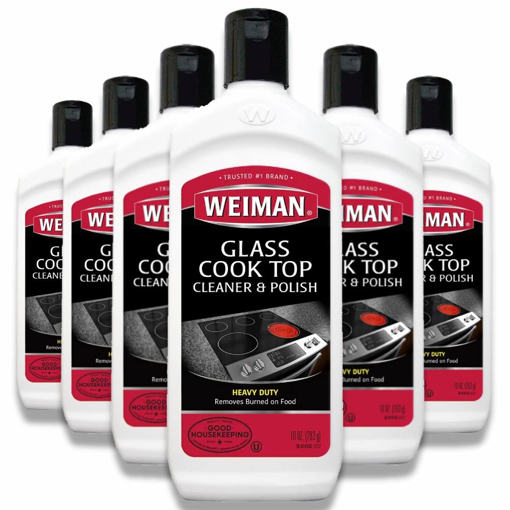 Weiman Glass Cooktop Cleaner & Polish - 10 Oz - 6 Pack Contarmarket