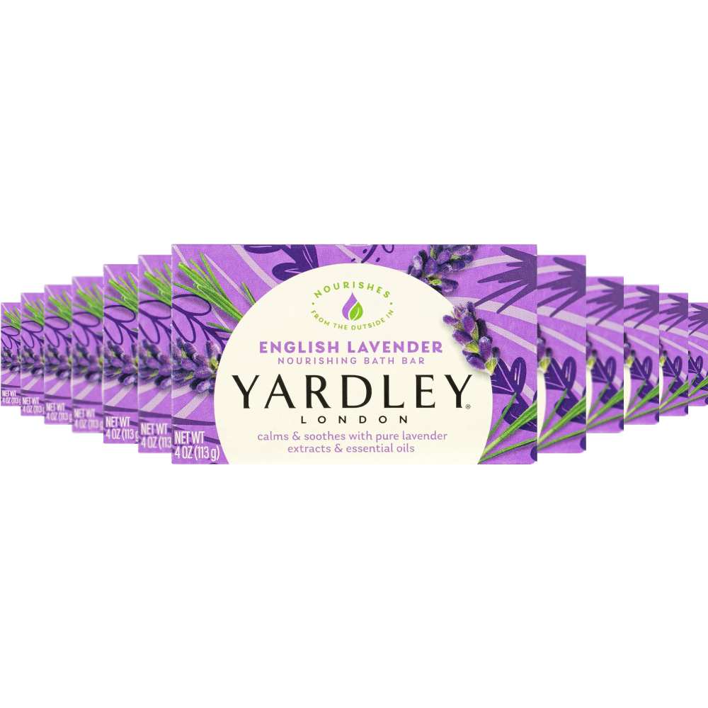 Yardley - London Moisturizing Bath Bar English Lavender - 4 Oz - 24 Pack