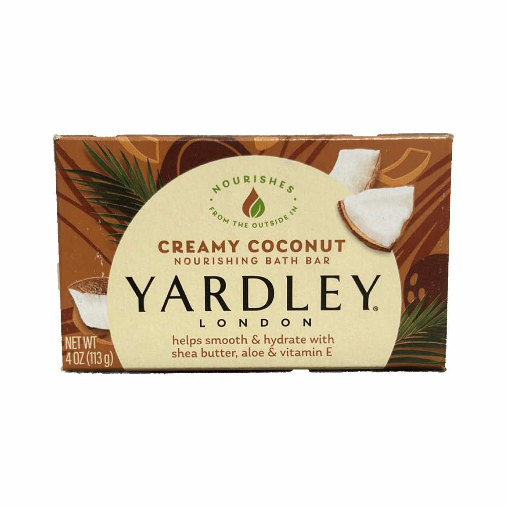 Yardley - London Creamy Coconut Moisturizing Bath Bar - 4 Oz - 24 Pack