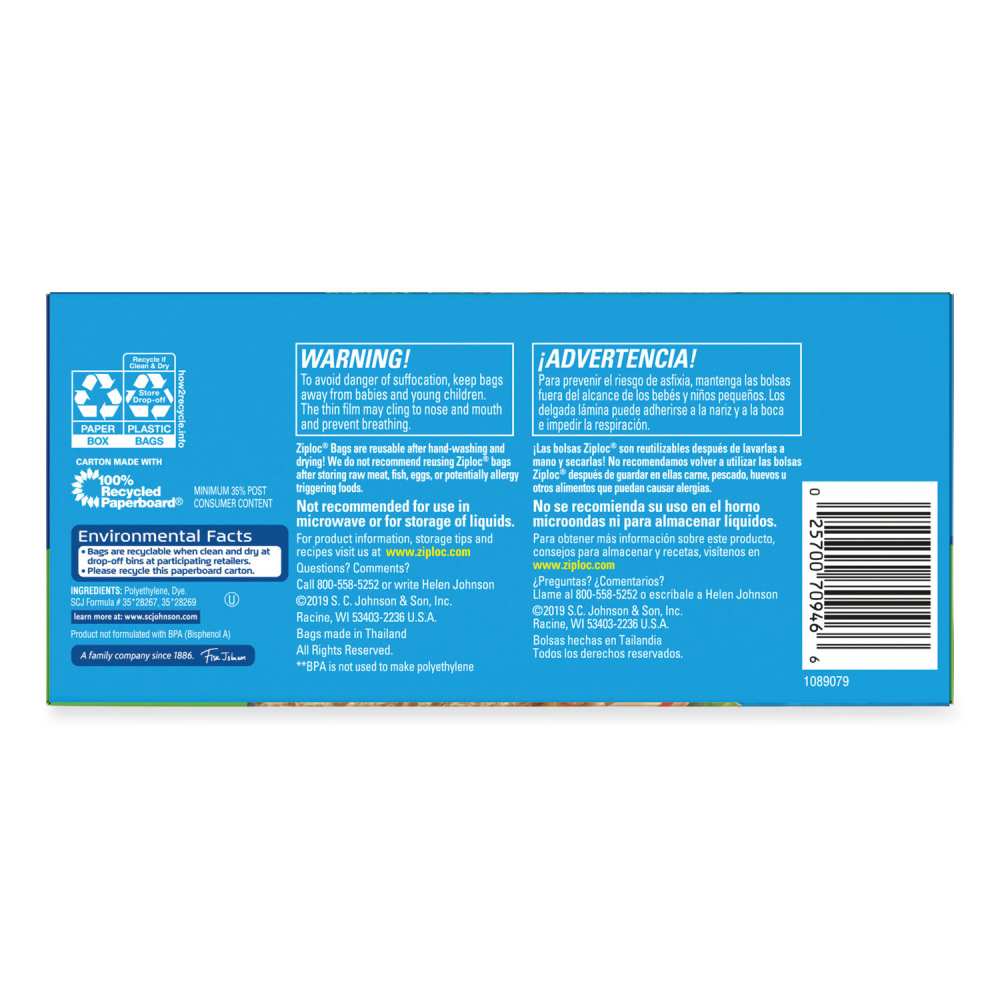 Ziploc - Mega Sandwich Bags with New Grip 'n Seal Technology - 280 Ct - 9 Pack