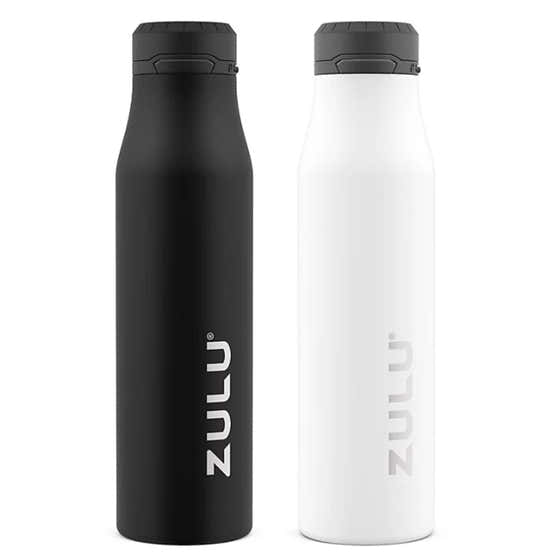ZULU - Stainless Insulated Water Bottle, Black and White - 26 Oz - 2 Pack | Zulu - Products
