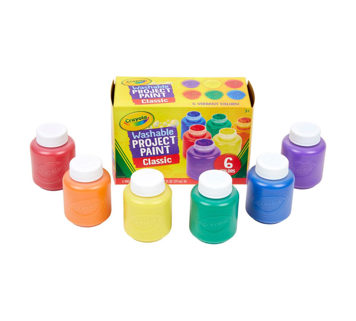 Crayola - Washable Kids' Paint Set, 6-Colors each - 6 Pack
