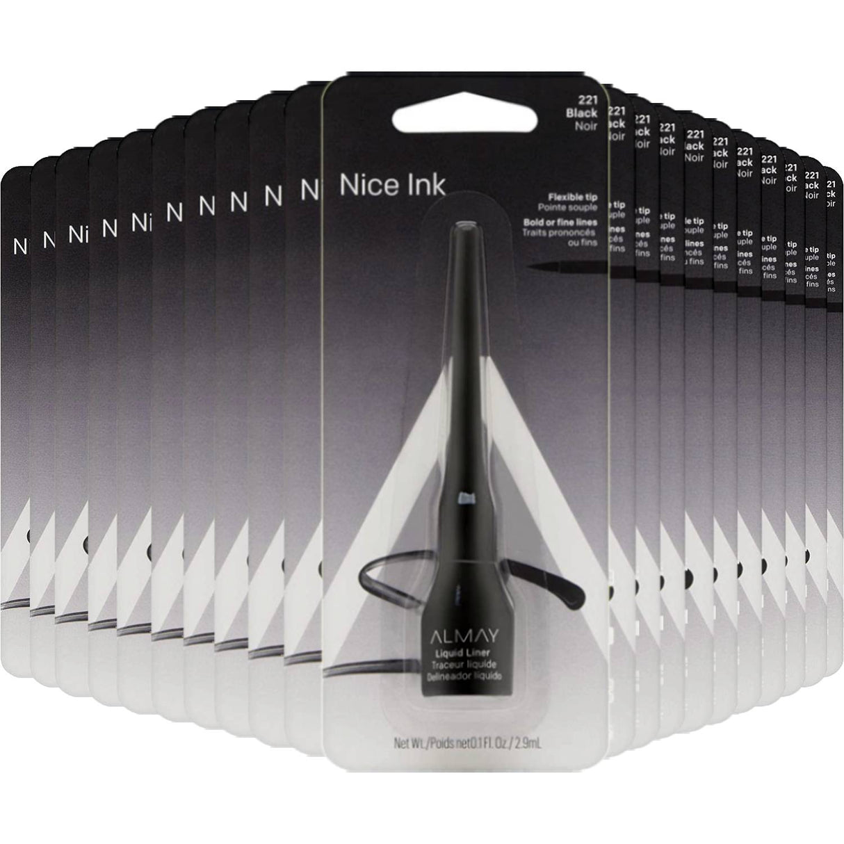 Almay Liquid Eyeliner, Black (221) 0.1 oz - 36 Pack