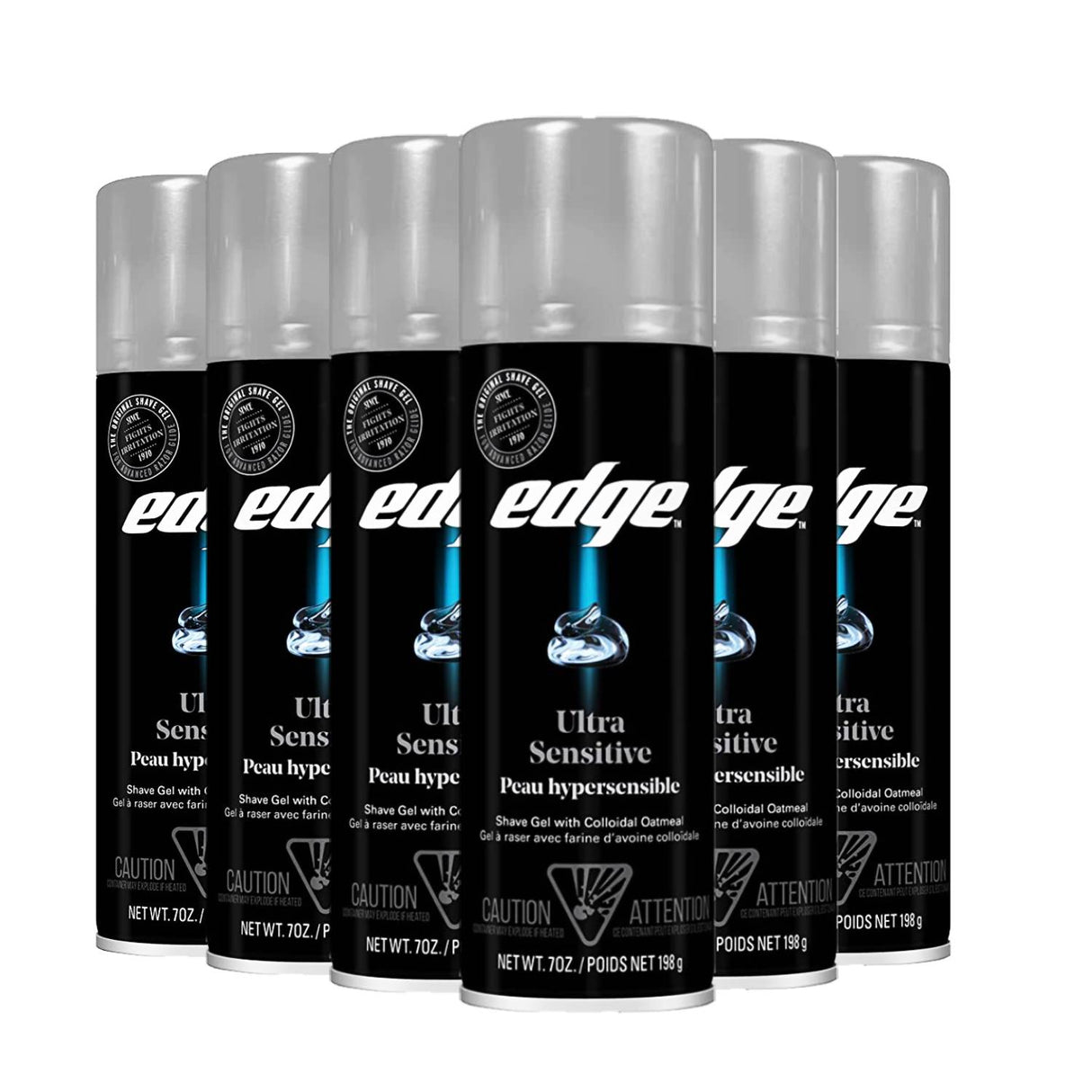 Edge - Ultra Sensitive Skin Unscented Shaving Gel 7 oz - 6 Pack