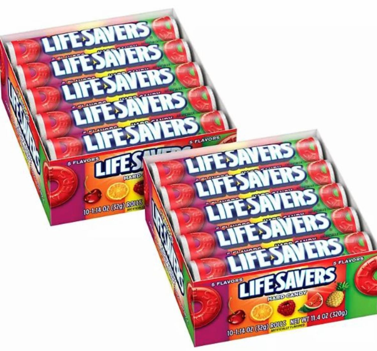 Life Savers 5 Flavors Hard Candy - 3.29 oz - 20 Pack