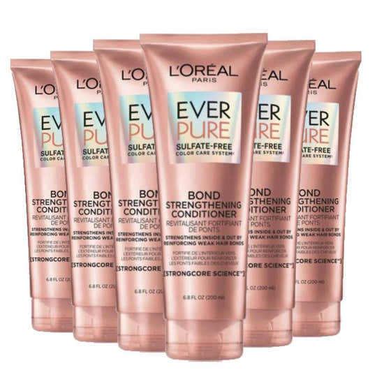 L'Oreal Paris EverPure Sulfate Free Bond Repair Color Care Conditioner - 6.8 fl oz - 6 Pack | L'oreal - Shampoo &a...