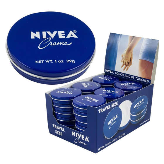 Nivea® Creme 1 oz tin ea - 36 Pack - Travel Size | Nivea - Travel Wholesale