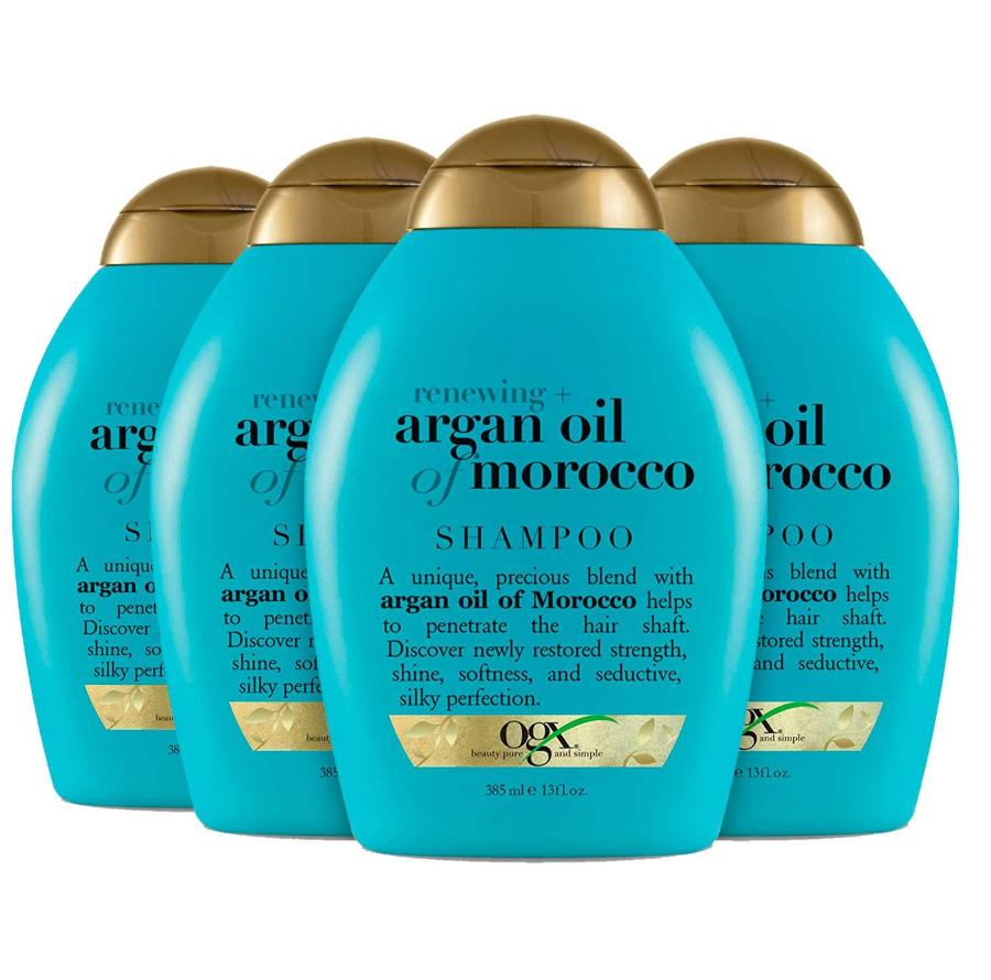 OGX Renewing + Argan Oil Of Morrocco Shampoo, Bulk - 4 Pack - 13 Oz Each