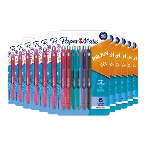 Paper Mate Inkjoy Gel Pens .7mm 6 Ct ea - Assorted- 12 Pack | Paper Mate - School & Office Supplies - Wholesale