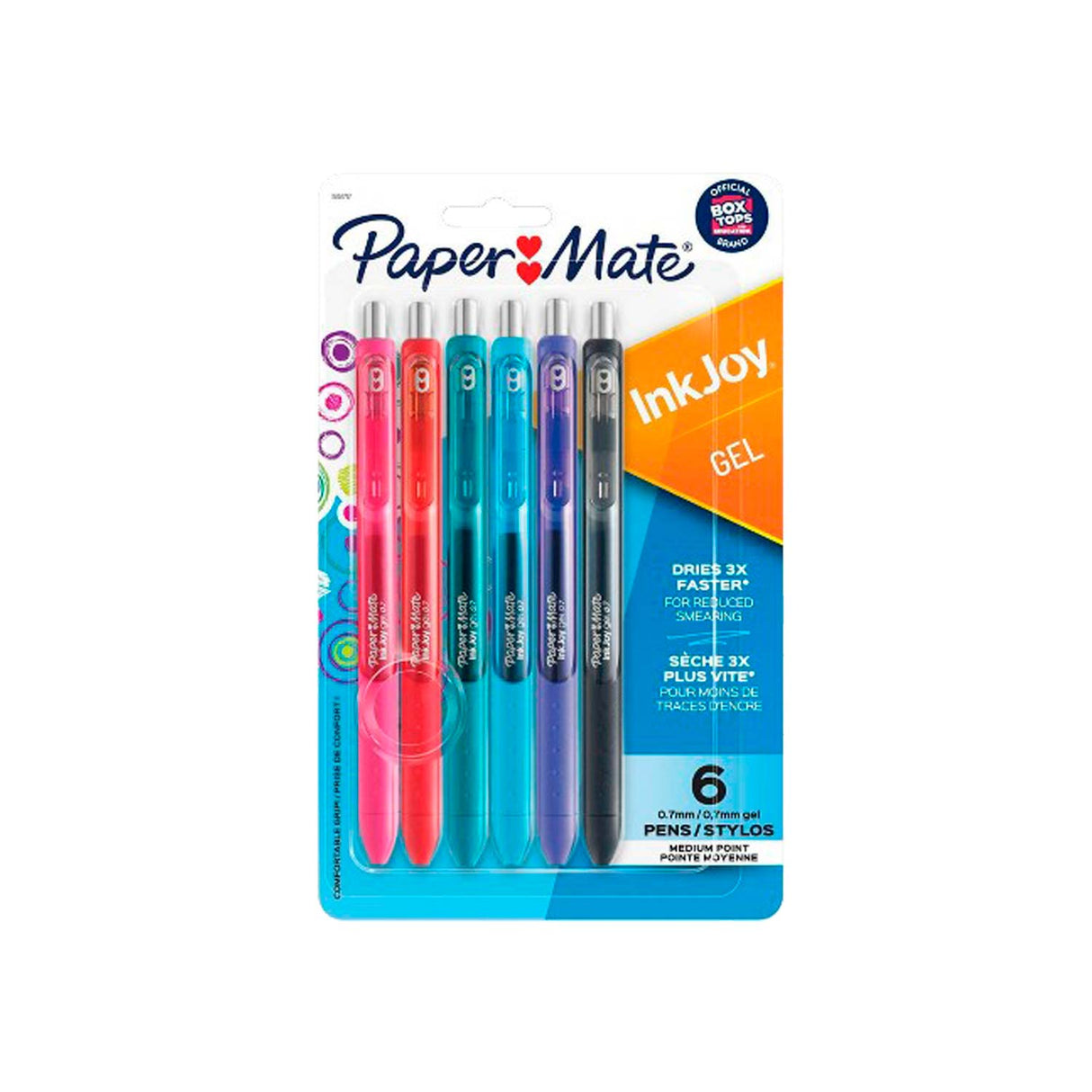 Paper Mate InkJoy Gel Pen 7mm 6 Color Set - 36 Pack