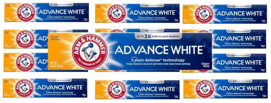 Arm & Hammer White Extreme Whitening Advance Toothpaste Stain Defense 6 Oz - 12 Pack | Arm & Hammer - Oral Care Wh...