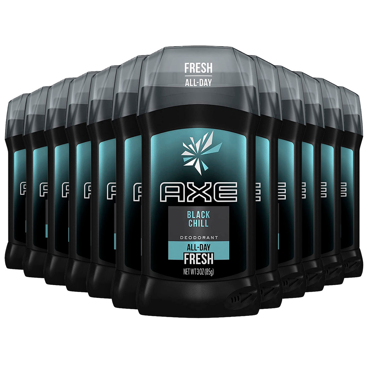 Axe Deodorant Stick, Black Chill, Bulk - 12 Pack, 3 Oz Each ($4.00/ Ea) (7033121734812)