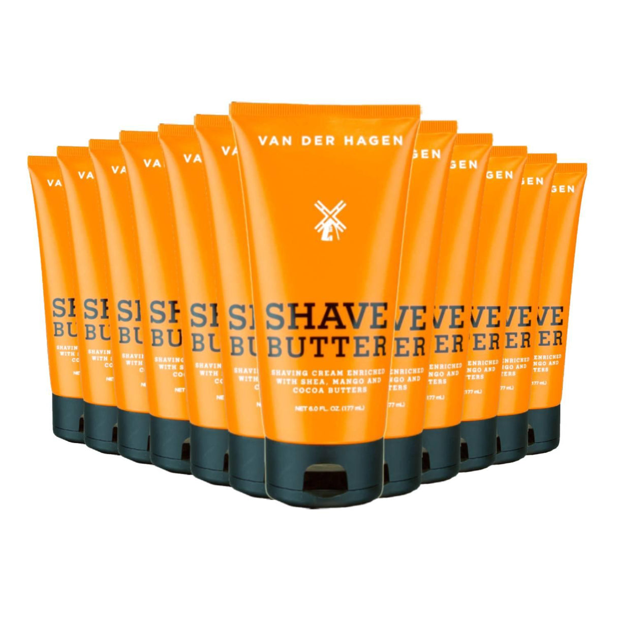 Van Der Hagen Shave Butter - 6 oz ea - 12 Pack