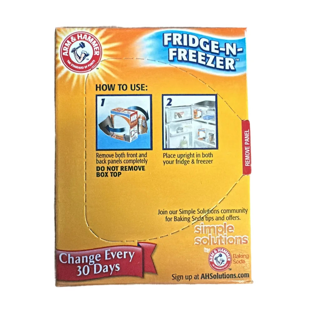 Arm & Hammer Baking Soda Fridge n Freezer Odor Absorber - 14 Oz - 12 Pack