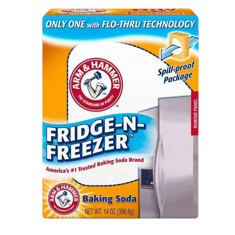 Arm & Hammer Baking Soda Fridge n Freezer Odor Absorber - 14 Oz - 12 Pack