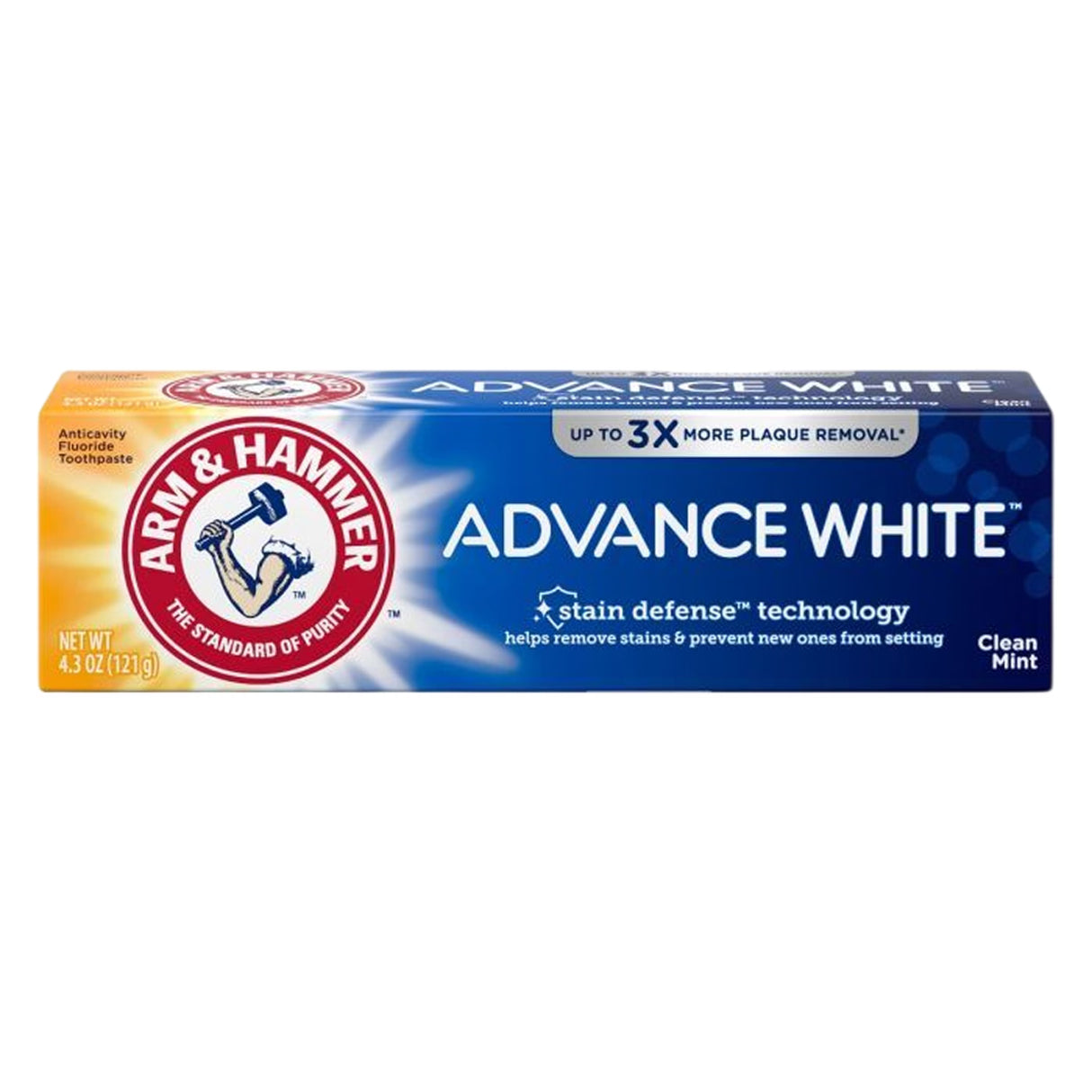 Arm & Hammer Advance White Toothpaste, Clean Mint, 4.3 oz - 12 Pack