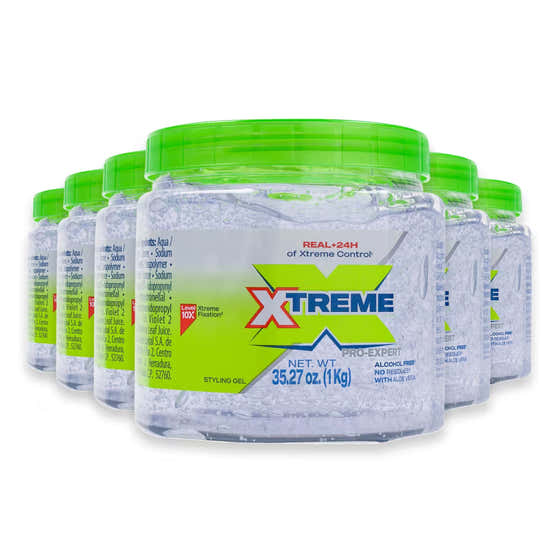 Xtreme Professional Styling Gel, Clear - 35.27 Oz - 6 Pack | Xtreme - Clearance