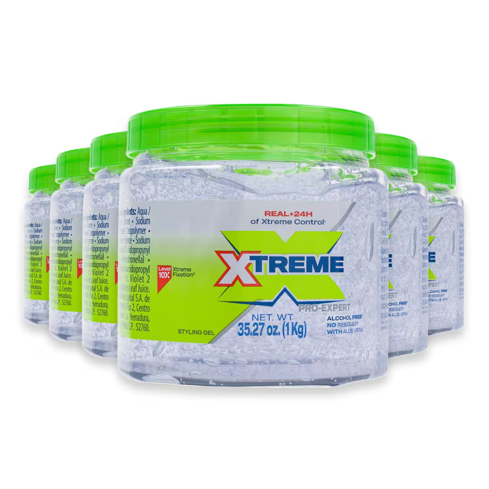 Xtreme Professional Styling Gel, Clear - 35.27 Oz - 6 Pack