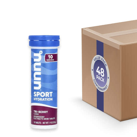 NUUN - Sport Hydration Single Tube Tri-Berry - 10 Tablets - 48 Pack | NUUN - Nutrition Supplements Wholesale