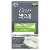 Dove Men Care Extra Fresh Bar Cleanser 6 Ct – 12 Pack (72 ct)