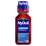 Vicks - NyQuil Cold and Flu Night Time Relief Liquid, Cherry - 8 Oz - 12 Pack