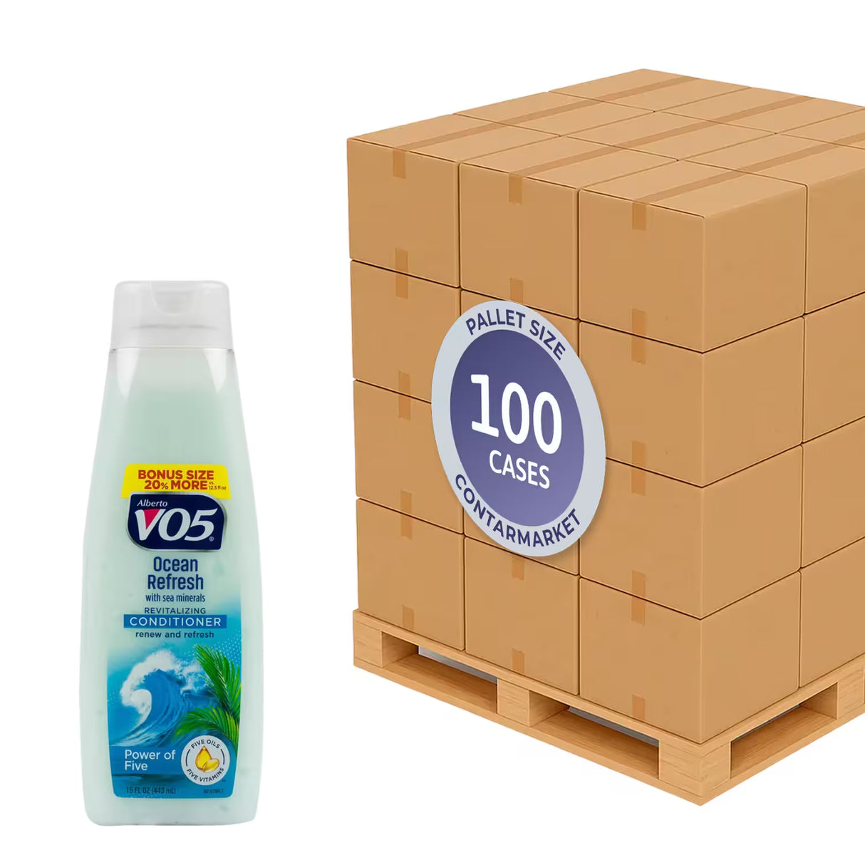VO5  Ocean Refresh Conditioner 15oz - 6 Pack - 100 cases pallet