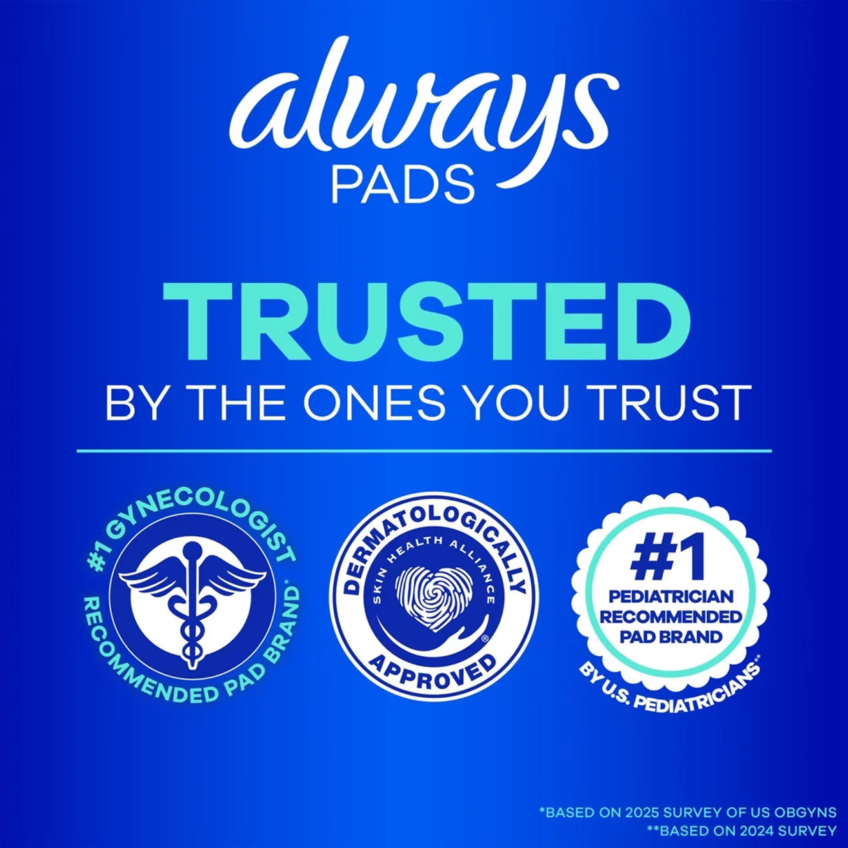 Always Ultra Thin Pads Size 1 Daytime Regular, 22 Ct – 6 Pack