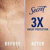 Secret Clinical Strength Invisible Solid Antiperspirant Deodorant, Completely Clean, 1.6 oz -3 Pack