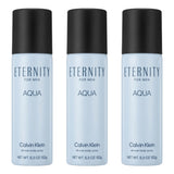 Calvin Klein Eternity Aqua for Men Body Spray 5.3 fl Oz - 3 Pack