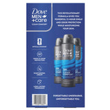 Dove Men+Care Clean Comfort Spray 3.8 oz - 3 Pack