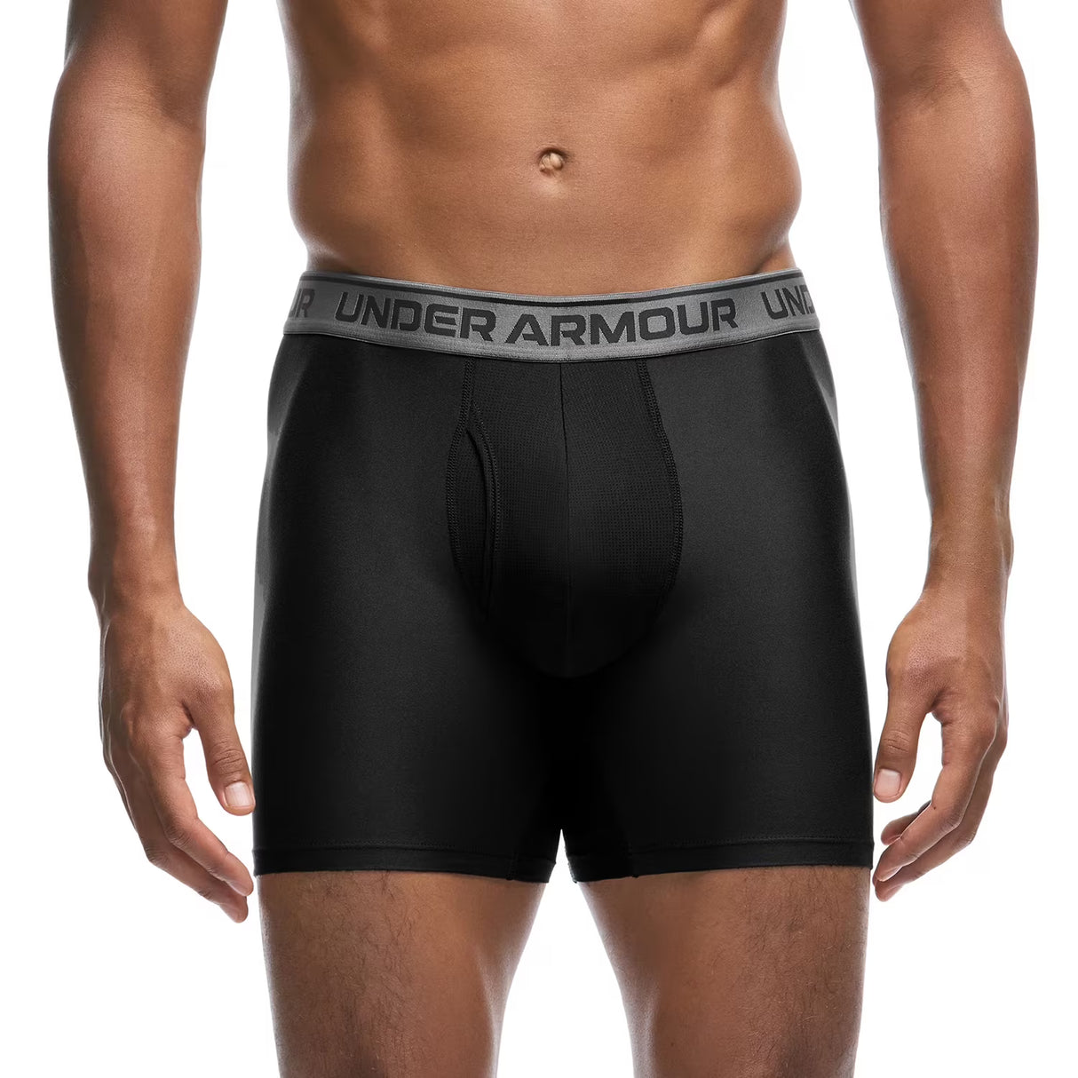 Under Armour Men's 3-Pack Boxer Brief, Size XL - Black
