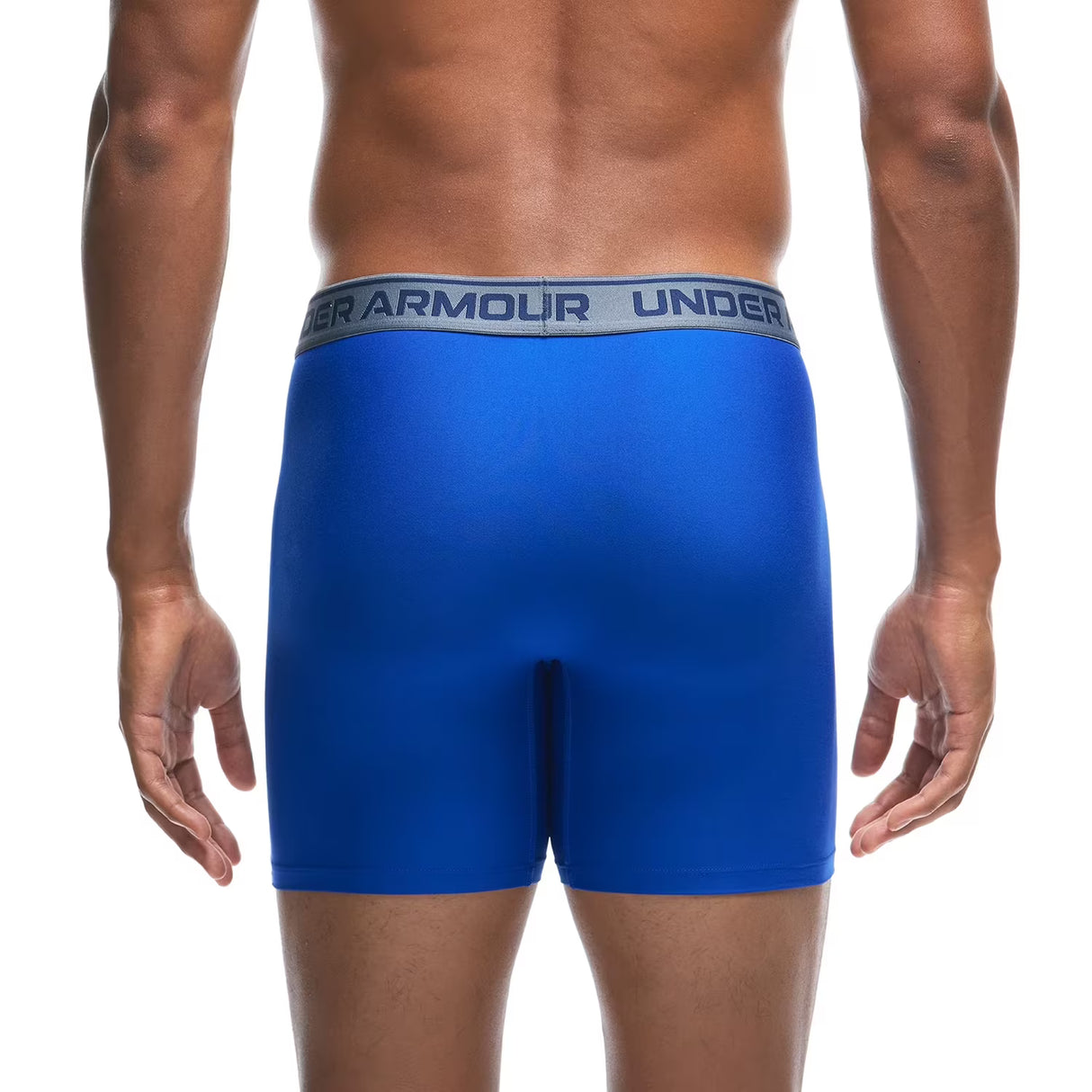 Under Armour Men's 3-Pack Boxer Brief, Size L - Blue