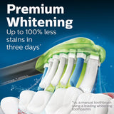Philips Sonicare Premium Whitening Replacement Brush Heads, Black, 8 Ct