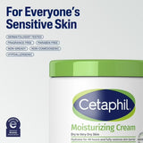 Cetaphil - Moisturizing Cream for Very Dry, Sensitive Skin, Fragrance Free - 16 Oz - 2 Pack