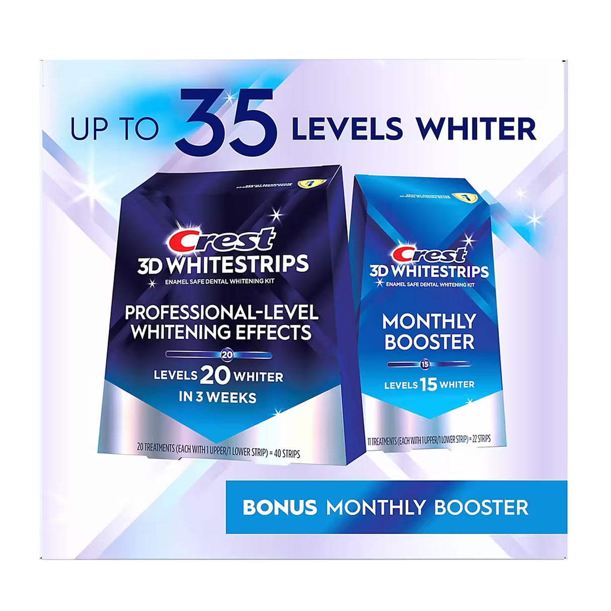 Crest 3D Whitestrips Professional Effects & Supreme Bright Whitening Kit