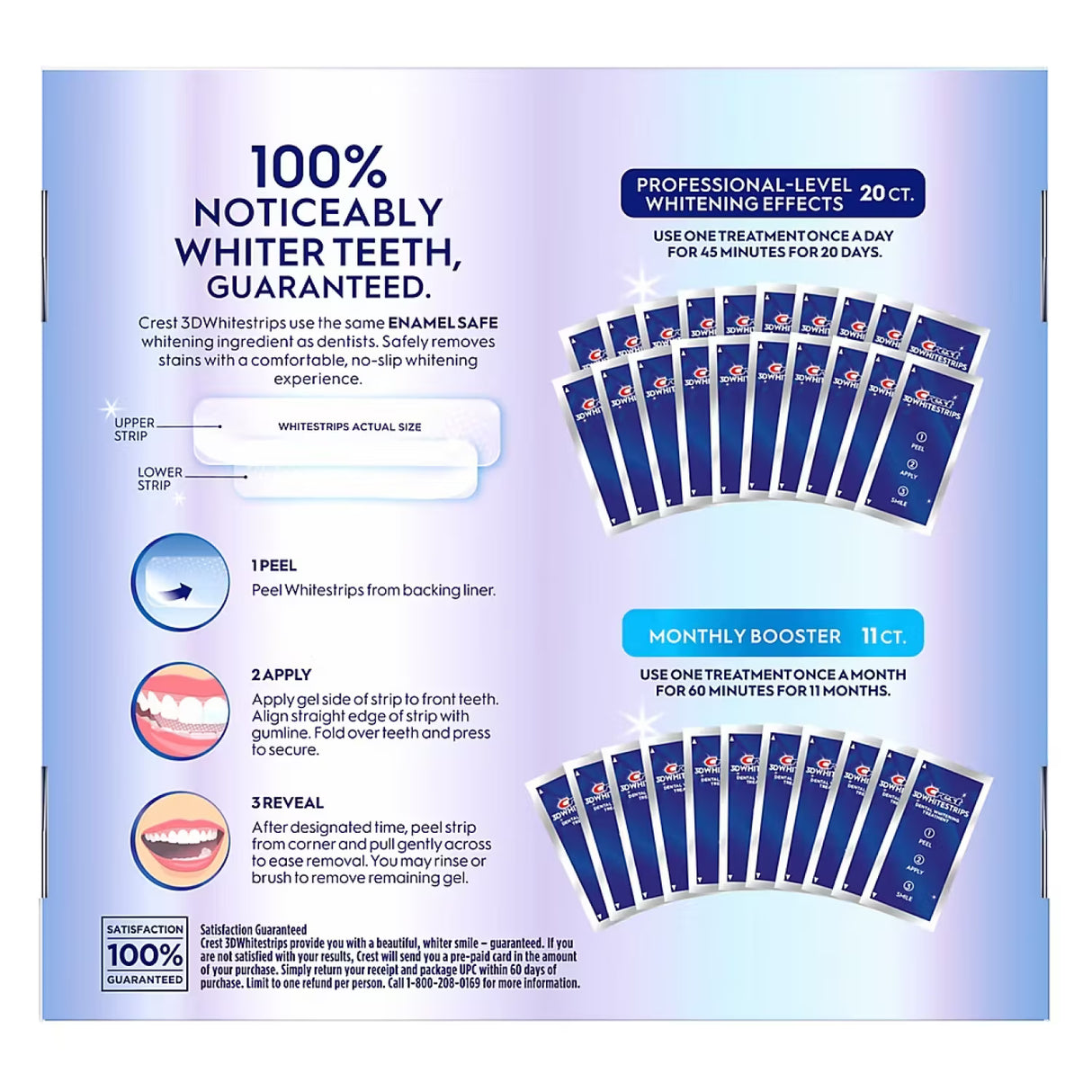 Crest 3D Whitestrips Professional Effects & Supreme Bright Whitening Kit