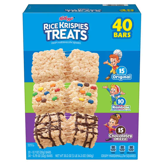 Rice Krispies Treats Variety Pack, 40 ct. | Kelloggs - Grocery Pack