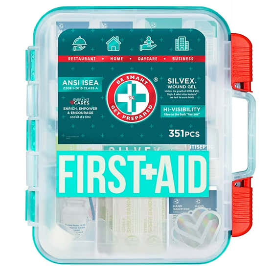 Be Smart Get Prepared First Aid Kit OSHA/ANSI, 351 ct. | Be Smart - New Arrivals